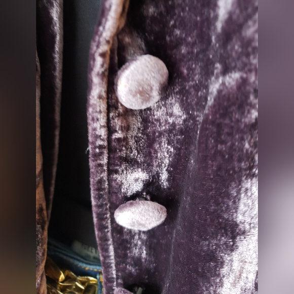 Vintage velvet blazer - Picture 2 of 11